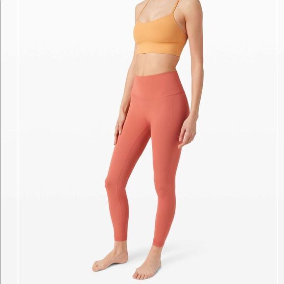 New LULULEMON High Rise HR Wunder Under Tight FLux Rustic Coral RUSC 8 - Picture 1 of 5